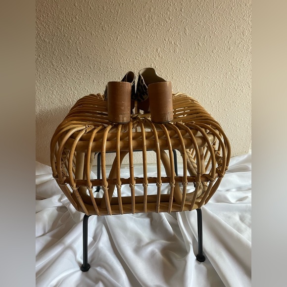 Charlotte Stone pony hair leopard clogs. Size 8. - Picture 3 of 7